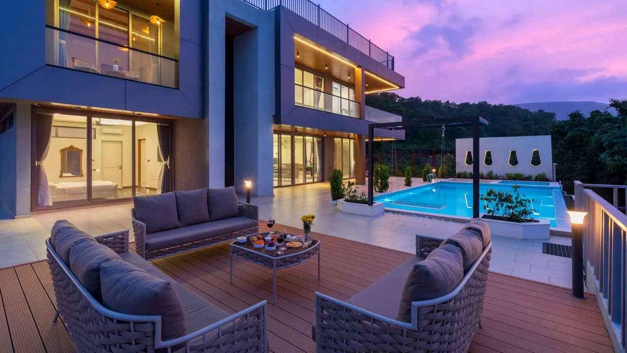 Marbella luxury sunset view